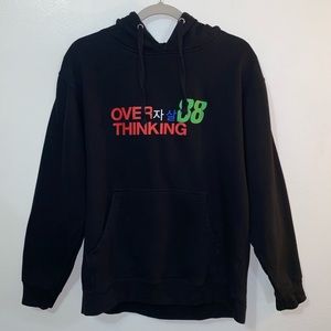 Antisocial Social Club Black Limited Japanese Style Graphic Hoodie Size Medium